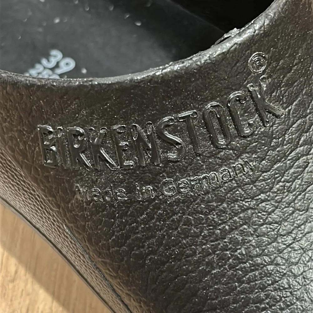 Birkenstock Profi-Birki Size 39 Black Professional Clogs - Picture 4 of 9
